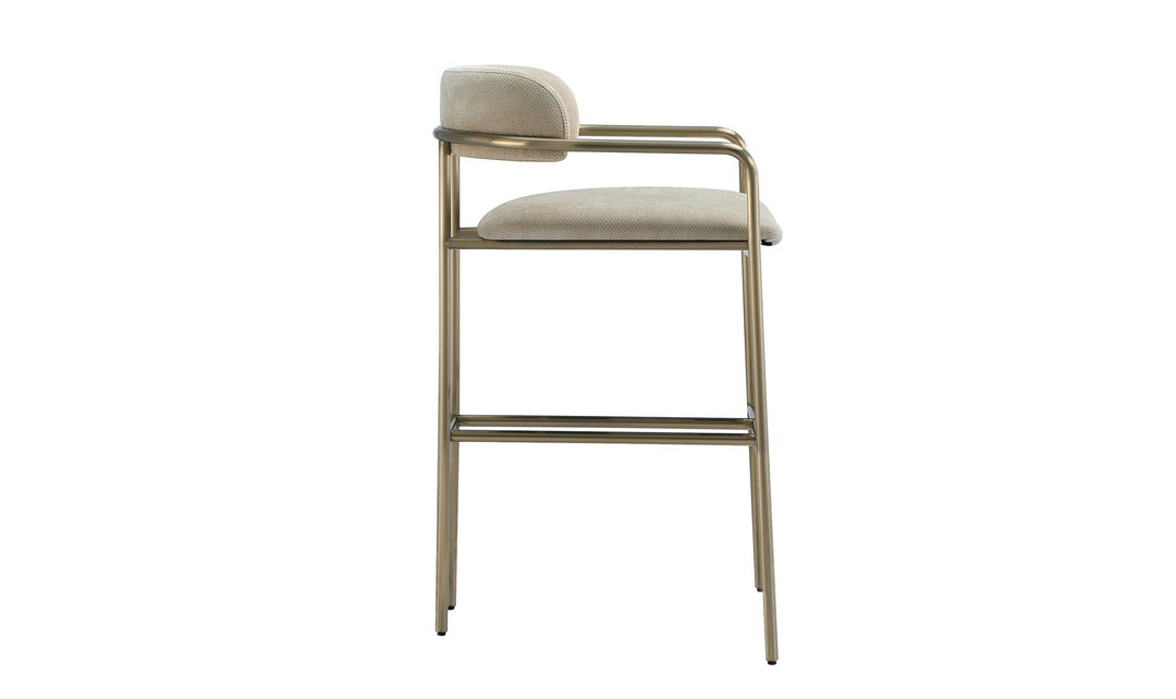 Manhattan Comfort Serene Metal Upholstered Counter Stool-jennifer