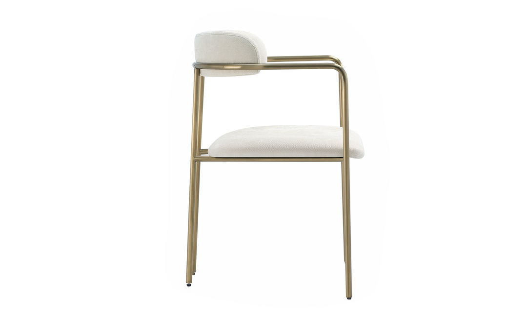 Manhattan Comfort Serene Metal Upholstered Dining Chair-jennifer