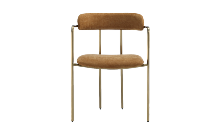 Manhattan Comfort Serene Metal Upholstered Dining Chair-jennifer