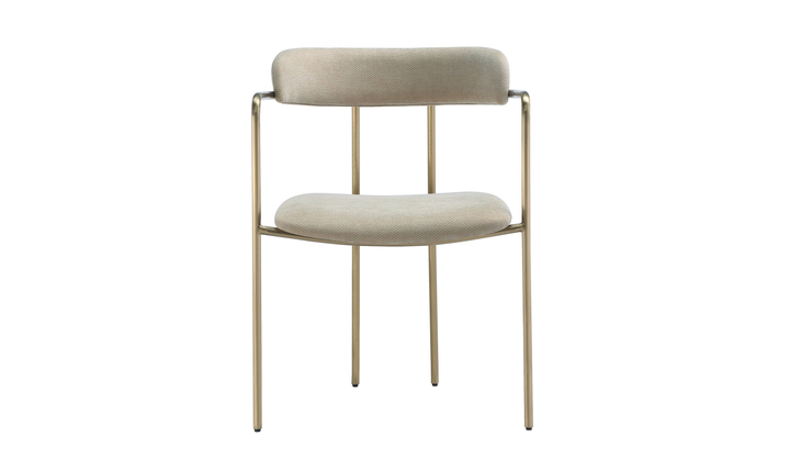 Manhattan Comfort Serene Metal Upholstered Dining Chair-jennifer