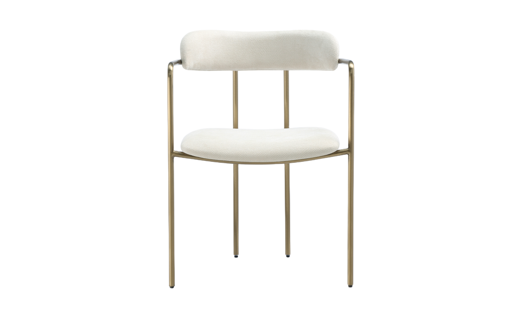 Manhattan Comfort Serene Metal Upholstered Dining Chair-jennifer