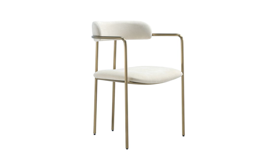 Manhattan Comfort Serene Metal Upholstered Dining Chair-jennifer