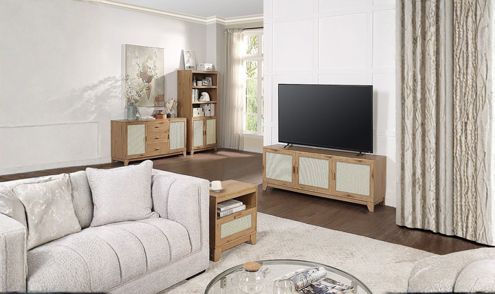 Manhattan Comfort Sheridan Bookcase Cabinet-Jennifer Furniture