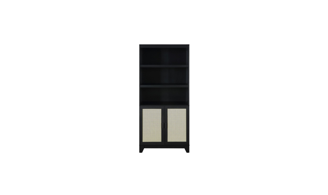 Manhattan Comfort Sheridan Bookcase Cabinet-Jennifer Furniture