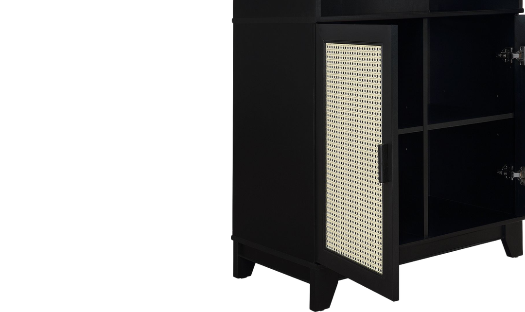 Manhattan Comfort Sheridan Bookcase Cabinet-Jennifer Furniture