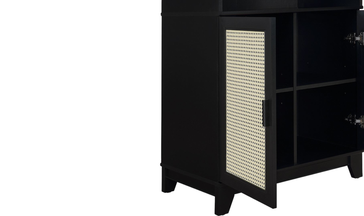 Manhattan Comfort Sheridan Bookcase Cabinet-Jennifer Furniture