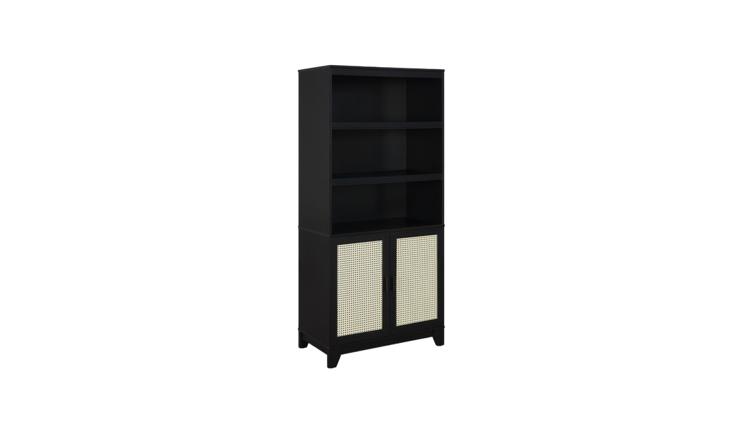 Manhattan Comfort Sheridan Bookcase Cabinet-Jennifer Furniture