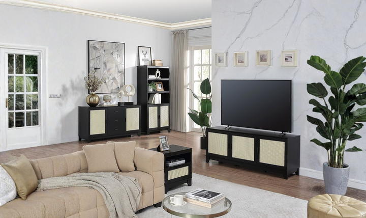Manhattan Comfort Sheridan Bookcase Cabinet-Jennifer Furniture