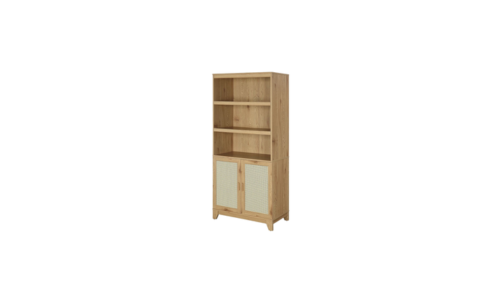 Manhattan Comfort Sheridan Bookcase Cabinet-Jennifer Furniture