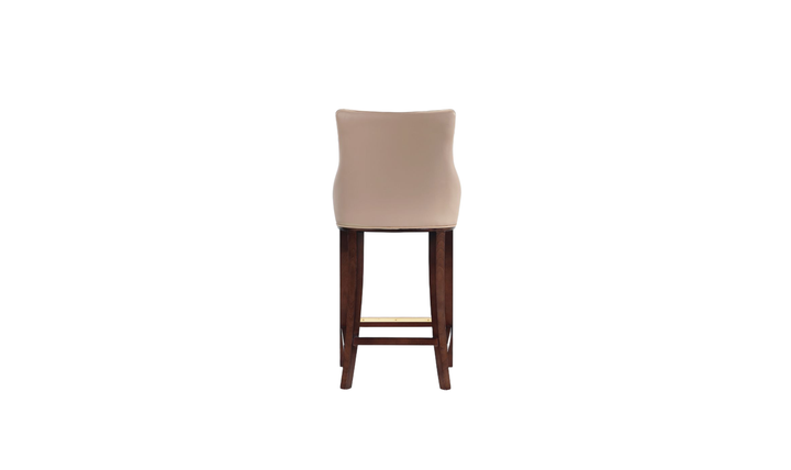 Manhattan Comfort Shubert Wood Upholstered Barstool-Jennifer Furniture