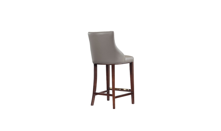 Manhattan Comfort Shubert Wood Upholstered Barstool-Jennifer Furniture