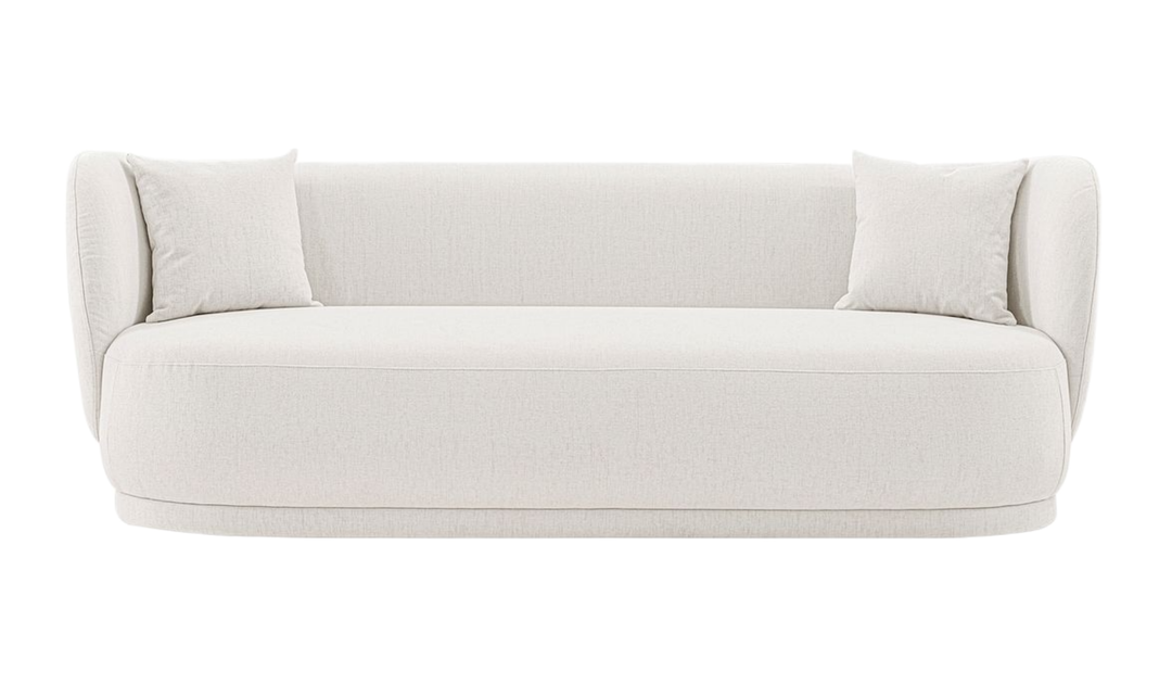 Manhattan Comfort Siri Upholstered Sofa With Accent Pillows