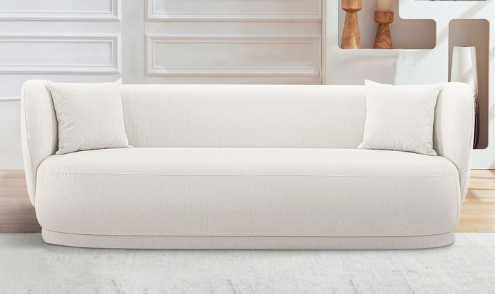 Manhattan Comfort Siri Upholstered Sofa With Accent Pillows-Jennifer  Furniture