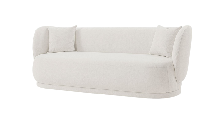 Manhattan Comfort Siri Upholstered Sofa With Accent Pillows