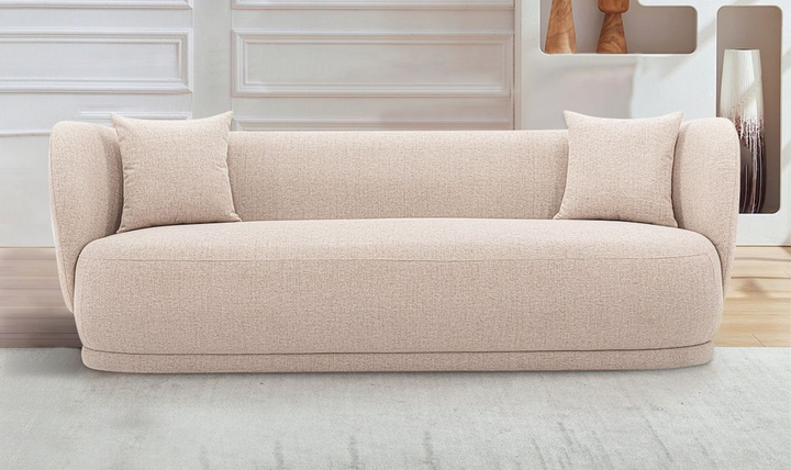 Manhattan Comfort Siri Upholstered Sofa With Accent Pillows-Jennifer  Furniture