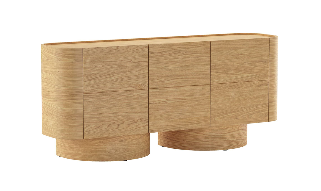Manhattan Comfort Solis Wooden Sideboard With Three Door-jennifer