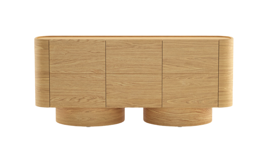 Manhattan Comfort Solis Wooden Sideboard With Three Door-jennifer