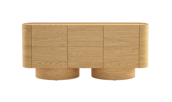 Manhattan Comfort Solis Wooden Sideboard With Three Door-jennifer