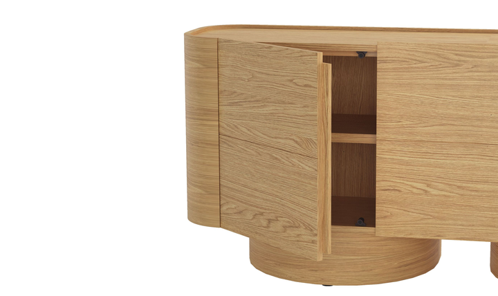 Manhattan Comfort Solis Wooden Sideboard With Three Door-jennifer