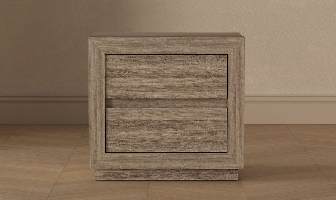 Manhattan Comfort Soren Nightstand With Two Drawers-Jennifer Furniture