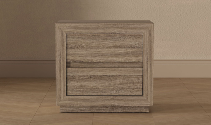 Manhattan Comfort Soren Nightstand With Two Drawers-Jennifer Furniture