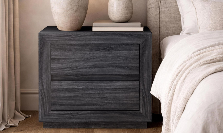 Manhattan Comfort Soren Nightstand With Two Drawers-Jennifer Furniture