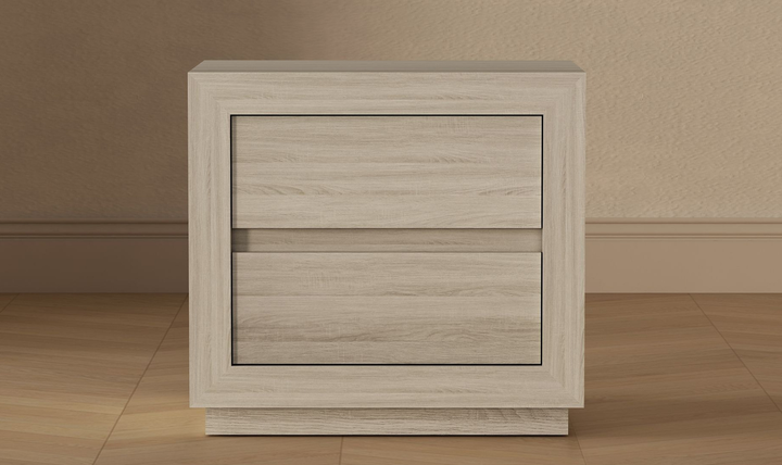 Manhattan Comfort Soren Nightstand With Two Drawers-Jennifer Furniture
