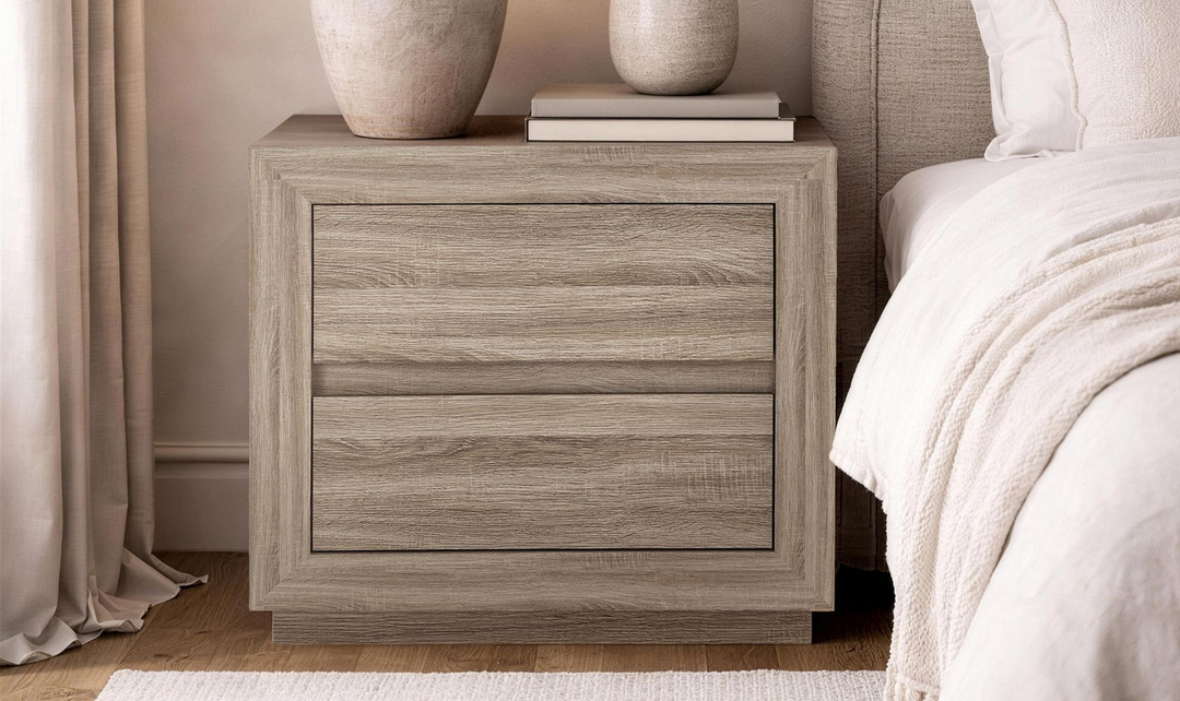 Manhattan Comfort Soren Nightstand With Two Drawers-Jennifer Furniture