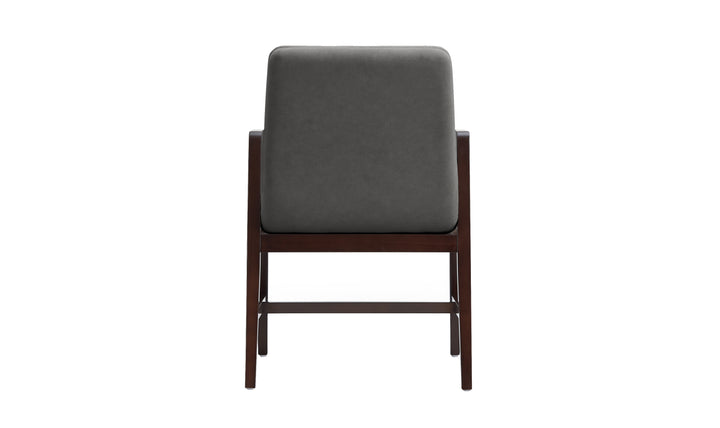 Manhattan Comfort Stella Velvet Wood Armchair-Jennifer Furniture