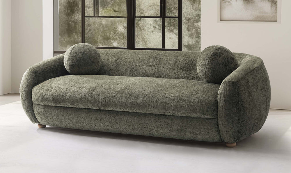Manhattan Comfort Tribeca Chenille Upholstered Sofa-JenniferFurniture