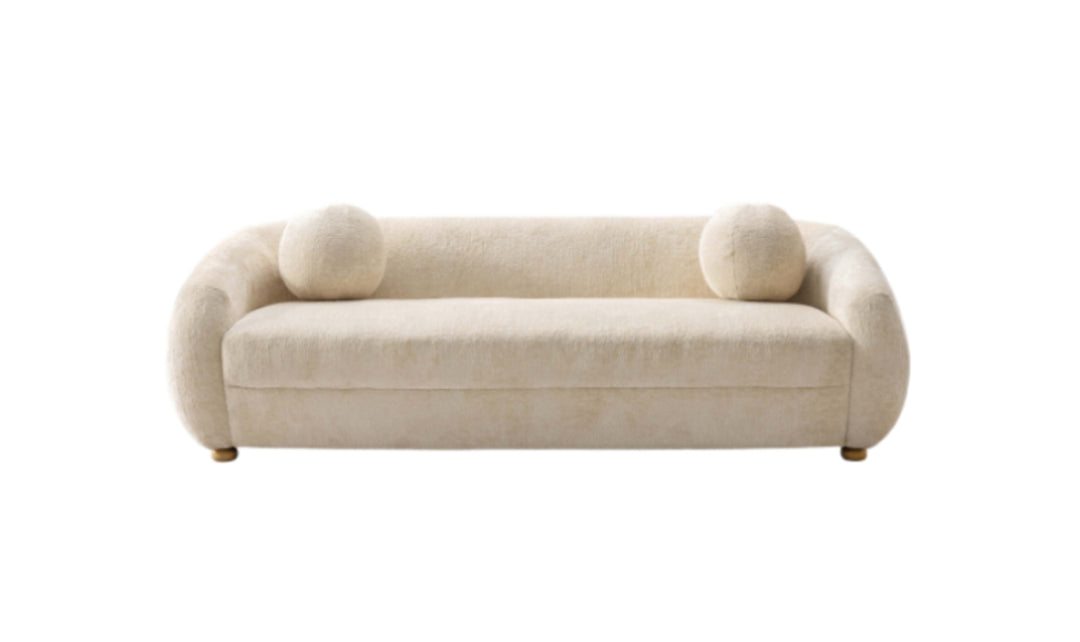 Manhattan Comfort Tribeca Chenille Upholstered Sofa-JenniferFurniture