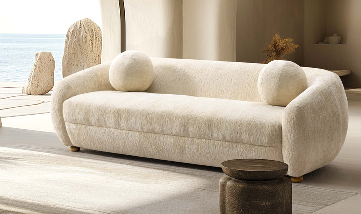 Manhattan Comfort Tribeca Chenille Upholstered Sofa-JenniferFurniture