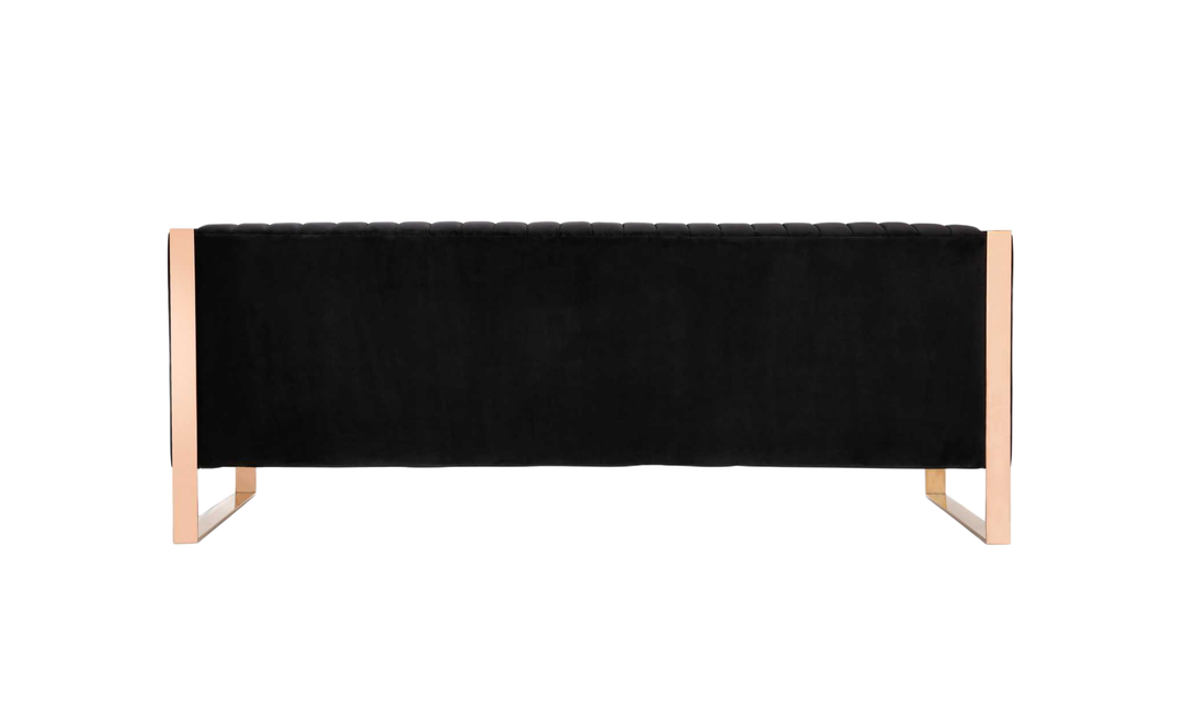 Manhattan Comfort Trillium 3-Seater Velvet Sofa - Jennifer Furniture