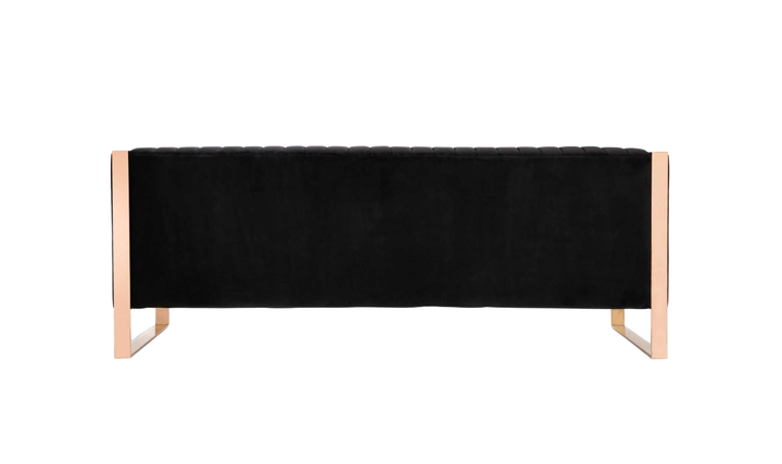 Manhattan Comfort Trillium 3-Seater Velvet Sofa - Jennifer Furniture