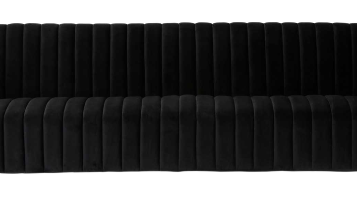 Manhattan Comfort Trillium 3-Seater Velvet Sofa - Jennifer Furniture