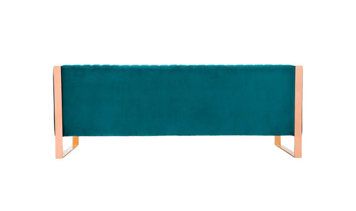 Manhattan Comfort Trillium 3-Seater Velvet Sofa - Jennifer Furniture