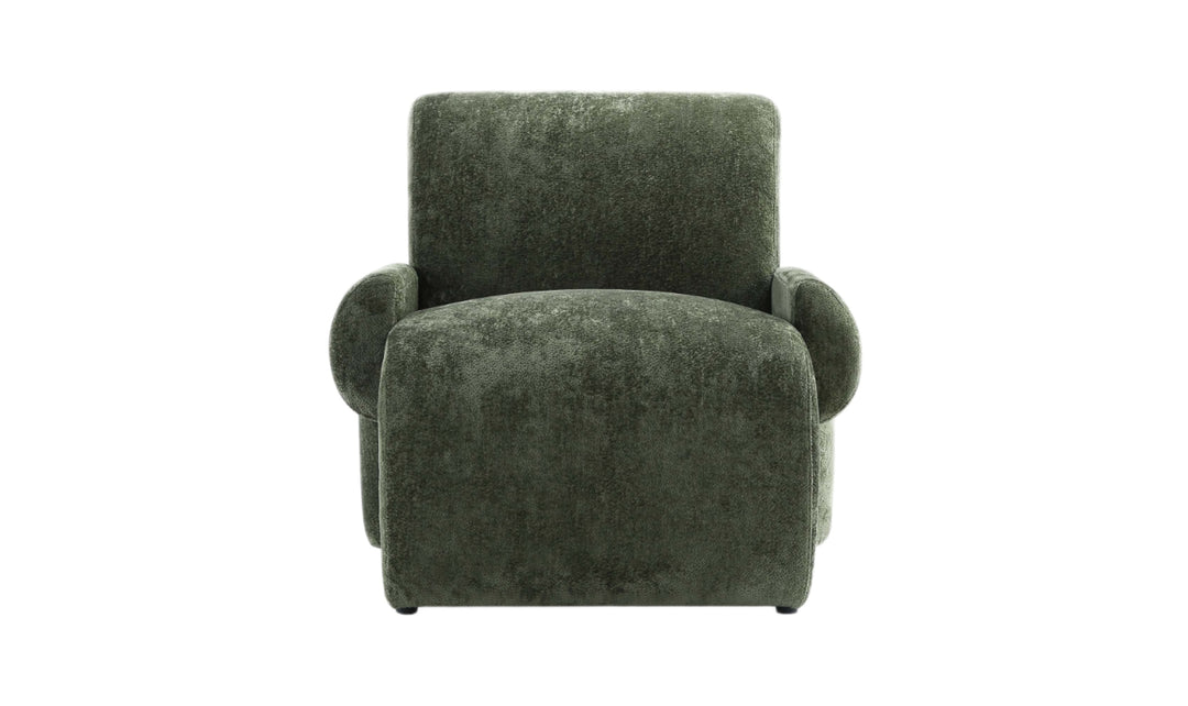 Manhattan Comfort Verandah Chenille Lounge Chair-Jenniferfurniture