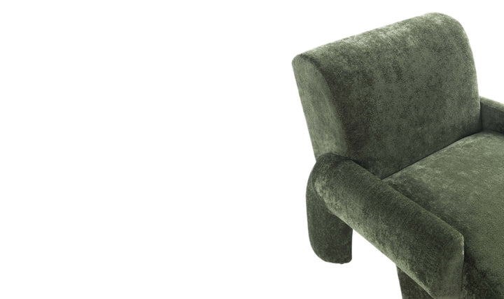 Manhattan Comfort Verandah Chenille Lounge Chair-Jenniferfurniture