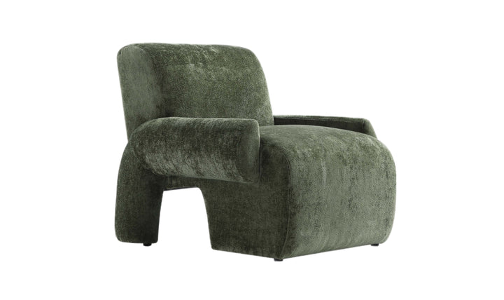 Manhattan Comfort Verandah Chenille Lounge Chair-Jenniferfurniture