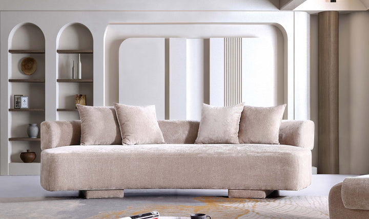 Manhattan Comfort Verandah Chenille Upholstered Sofa-JenniferFurniture