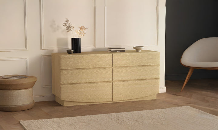 Manhattan Comfort Ardea Wooden Dresser With Six Drawers-Jennifer Furniture