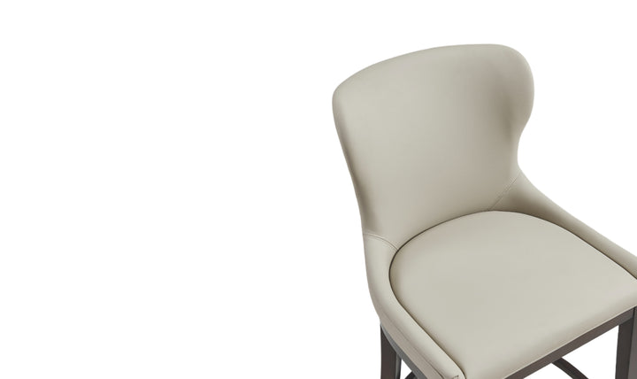 Manhattan Comfort Blair Wood Upholstered Counter Stool-Jennifer Furniture