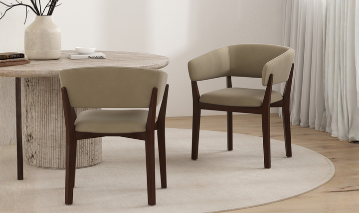 Manhattan Comfort Blake Faux Fabric Mohair Wood Base Armchair