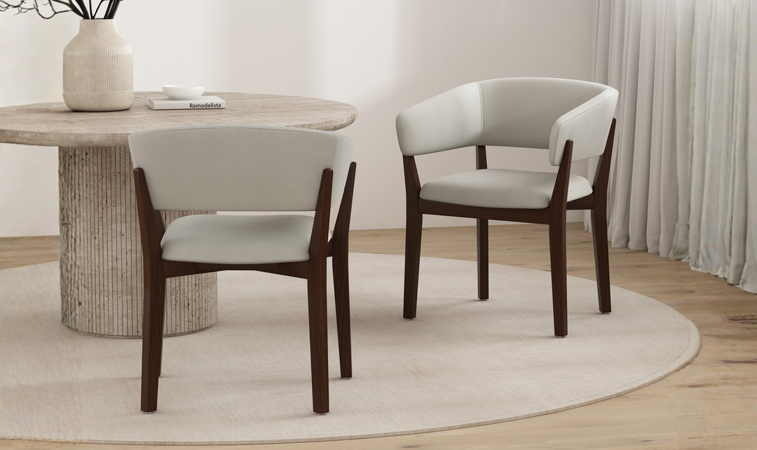 Manhattan Comfort Blake Faux Fabric Mohair Wood Base Armchair