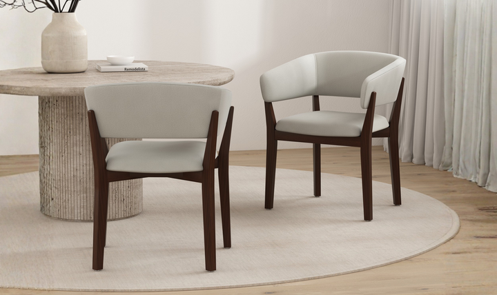 Manhattan Comfort Blake Faux Fabric Mohair Wood Base Armchair
