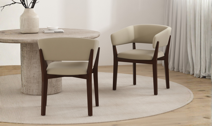 Manhattan Comfort Blake Faux Fabric Mohair Wood Base Armchair