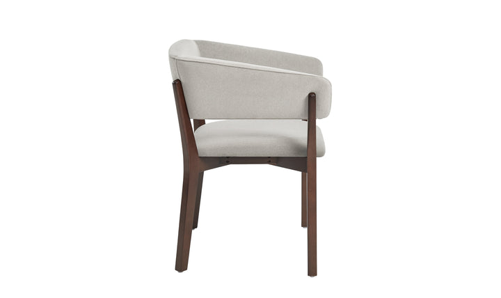 Manhattan Comfort Blake Faux Fabric Mohair Wood Base Armchair