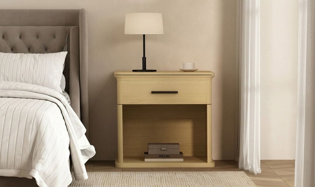 Manhattan Comfort Clifford Nightstand With One Drawer-Jennifer Furniture