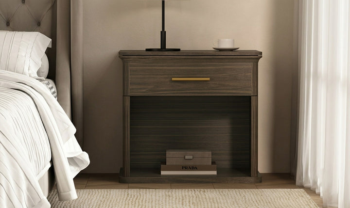 Manhattan Comfort Clifford Nightstand With One Drawer-Jennifer Furniture
