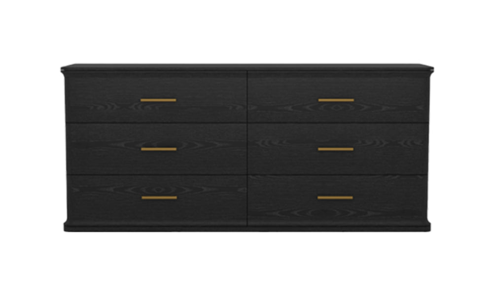 Manhattan Comfort Clifford Wooden Dresser With Six Drawers-Jennifer Furniture